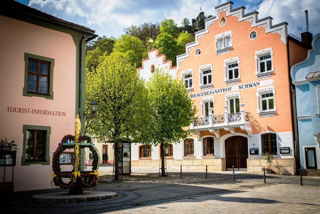 Gasthaus Schwan Riedenburg Esterno foto